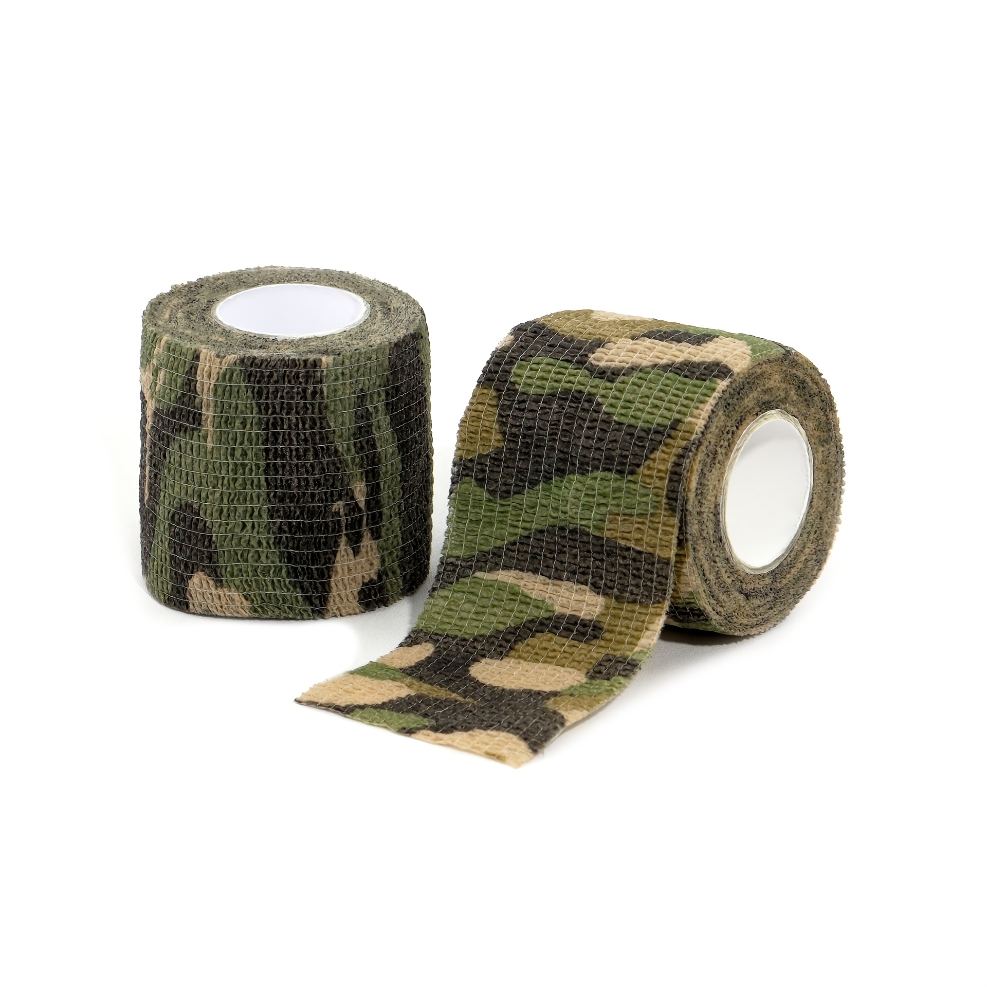 1 Roll Camouflage Bandage, 5cm * 4.5m 10 Color Options Self-adhesive Elastic Sports Tape, Non-woven Wrap For Outdoor & Daily Use