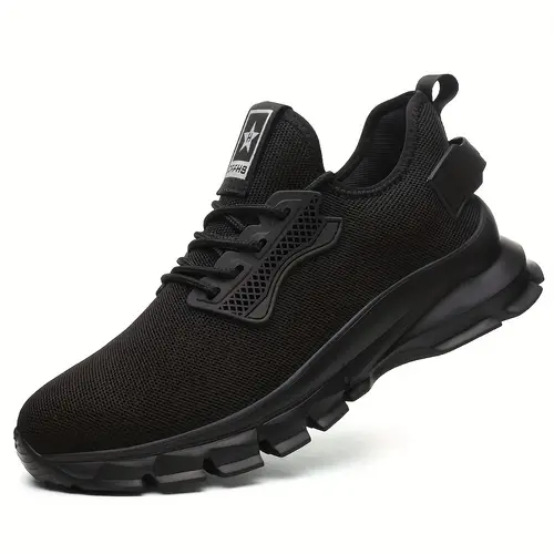 lightweight safety sneakers with steel toe anti puncture smash resistant work shoes breathable fabric insole wear