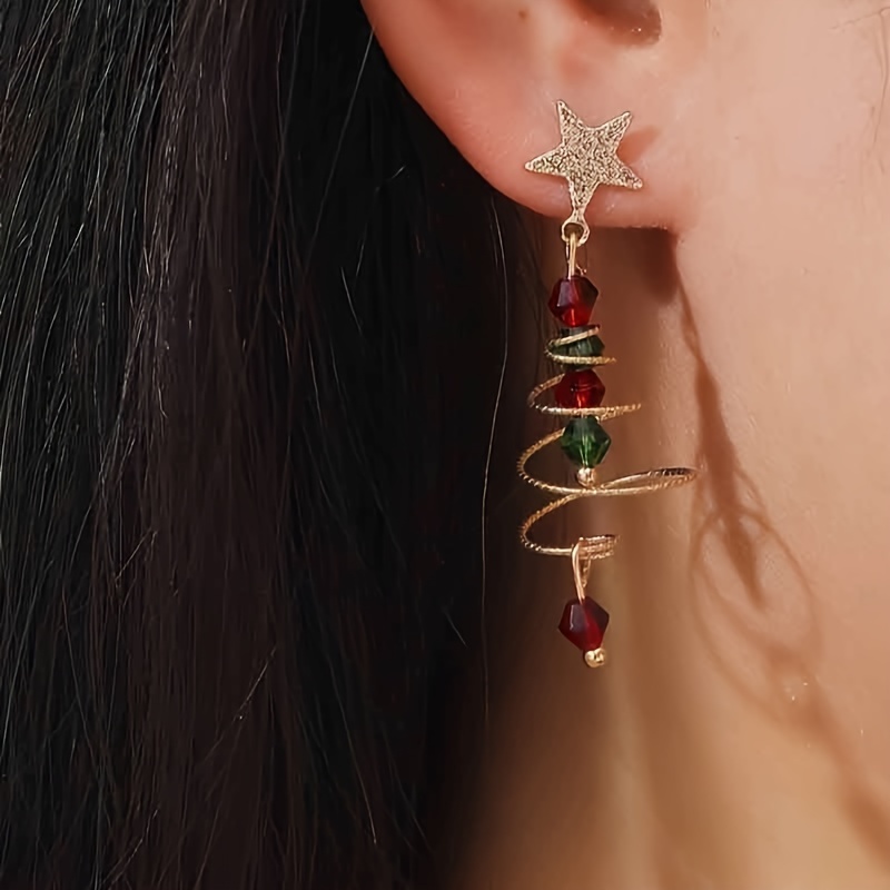 

1 Christmas , Christmas Tree , Metal Alloy & , Women's , , , 925 Ear