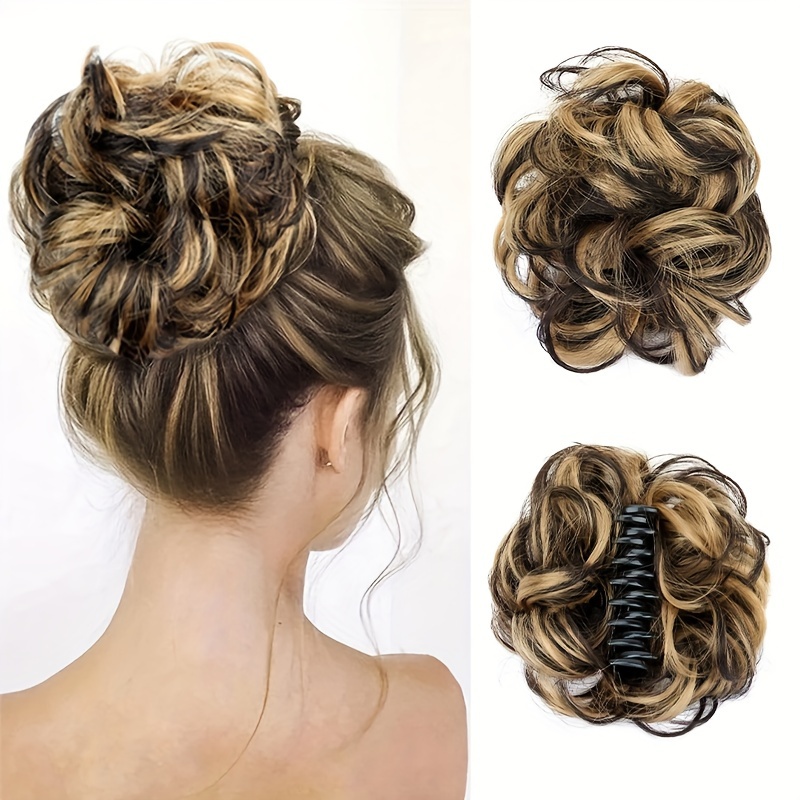 

Chic Messy Curly Hair Claw Clip - Synthetic, High-temperature Fiber For Women | Daily Use