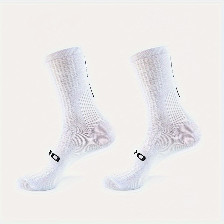 1 Par De Calcetines De Ciclismo Para Hombres, Calcetines Deportivos De  Compresión, Calcetines Transpirables Y Cómodos Con Absorción Del Sudor,  Calcetines Atléticos - Temu