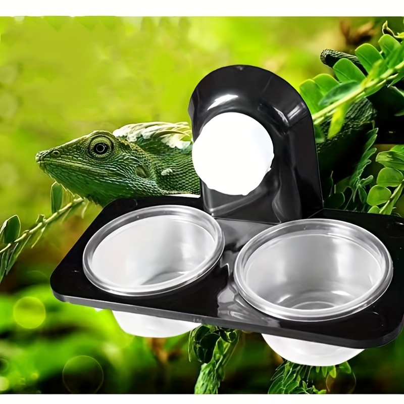 

Reptile Feeder Hanging Feeding Bowl For Glass Containers Insects Spiders Snakes Geckos Pet Supplies