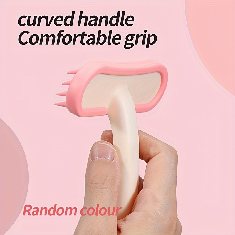 Silicone Pet Grooming Brush with Soft Bristles & Heart-Shaped Head - Gentle Detangling & Massaging Brush for Cats, Dogs, Rabbits, Guinea Pigs - Non-Shedding, Durable, Pet Grooming Supplies, Pet Grooming Brush