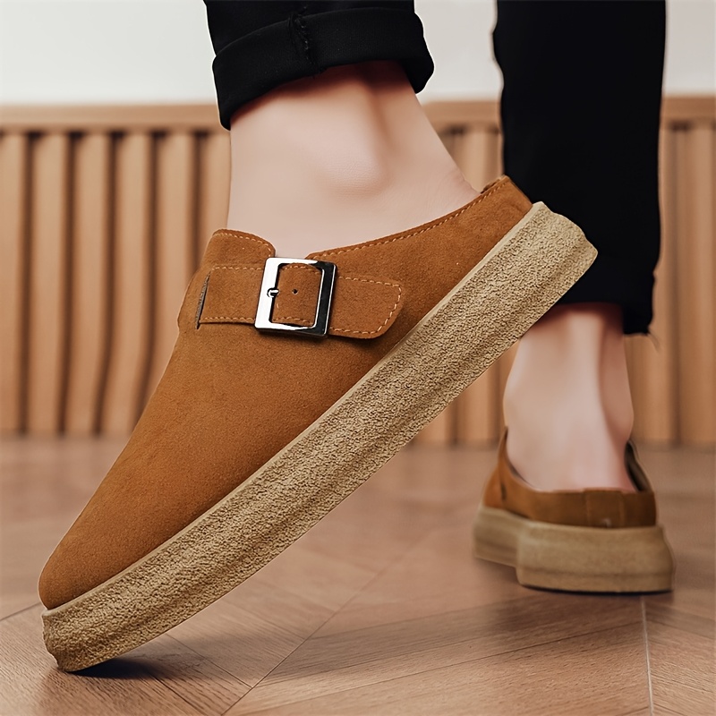 semi casual brown shoes