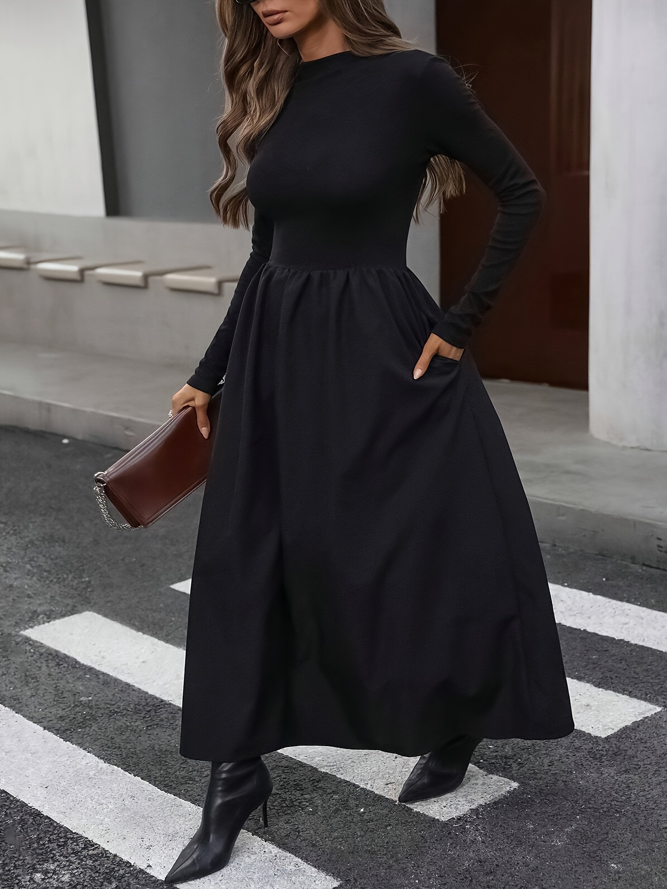 pink strapless dress prom A-Line Satin Pleated Long Formal Amaya Slip Dress in Size:US 5 | UK 4 | 23 CM 6 Colors 24sale30