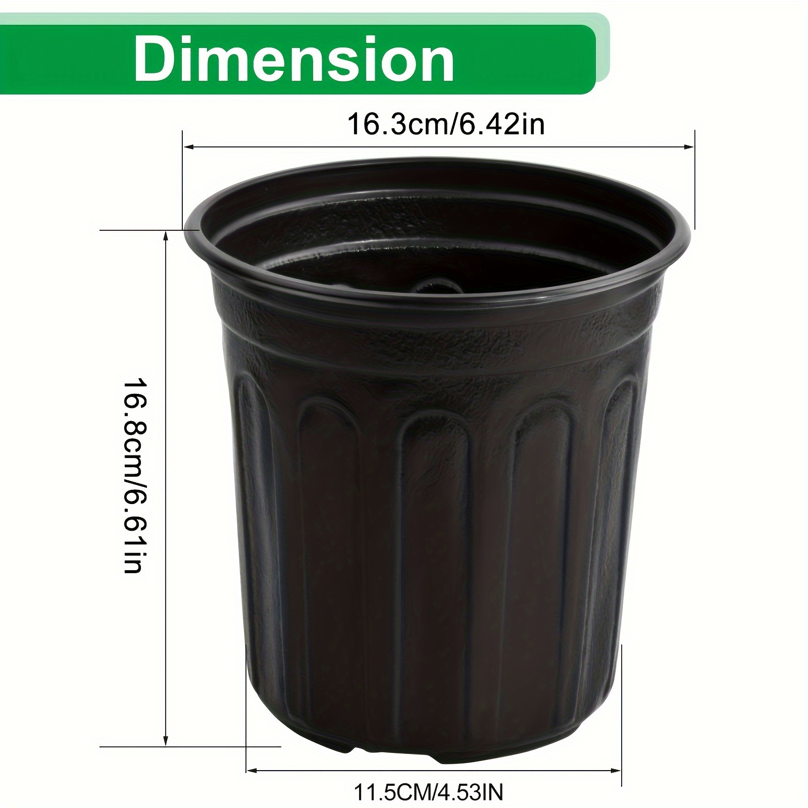 48 packs 1 gallon soft plant nursery pots thickened soft - Temu