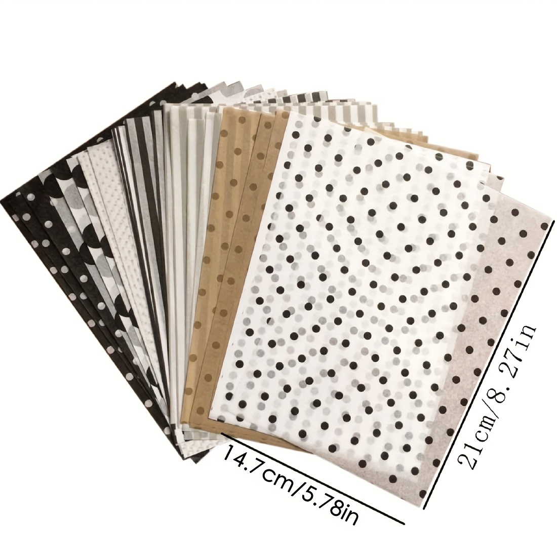 Image of 80pcs A4/a5 Wrapping Papers Multicolor Tissue Paper Gift Wrapping Paper Floral Gift Packaging Material For Home Wedding Party Decorations