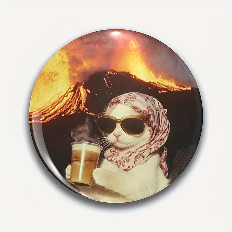 runder langlebiger magnet für kühlschränke,   für kühlschränke, whiteboards, handarbeiten, fotos, aufkleber, postkarten, werkzeuge, küchenzubehör, geschenke für freundinnen, urlaubsgeschenke, mit bezaubernden mustern