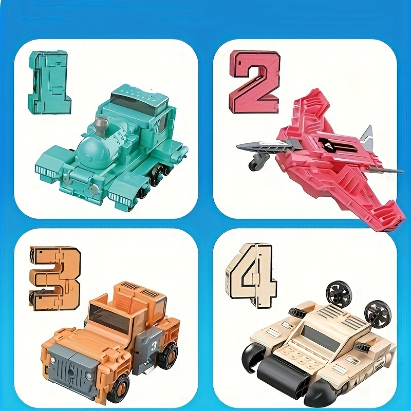 Robot Model Kit for Kids, Vehicle Shape DIY Building Set