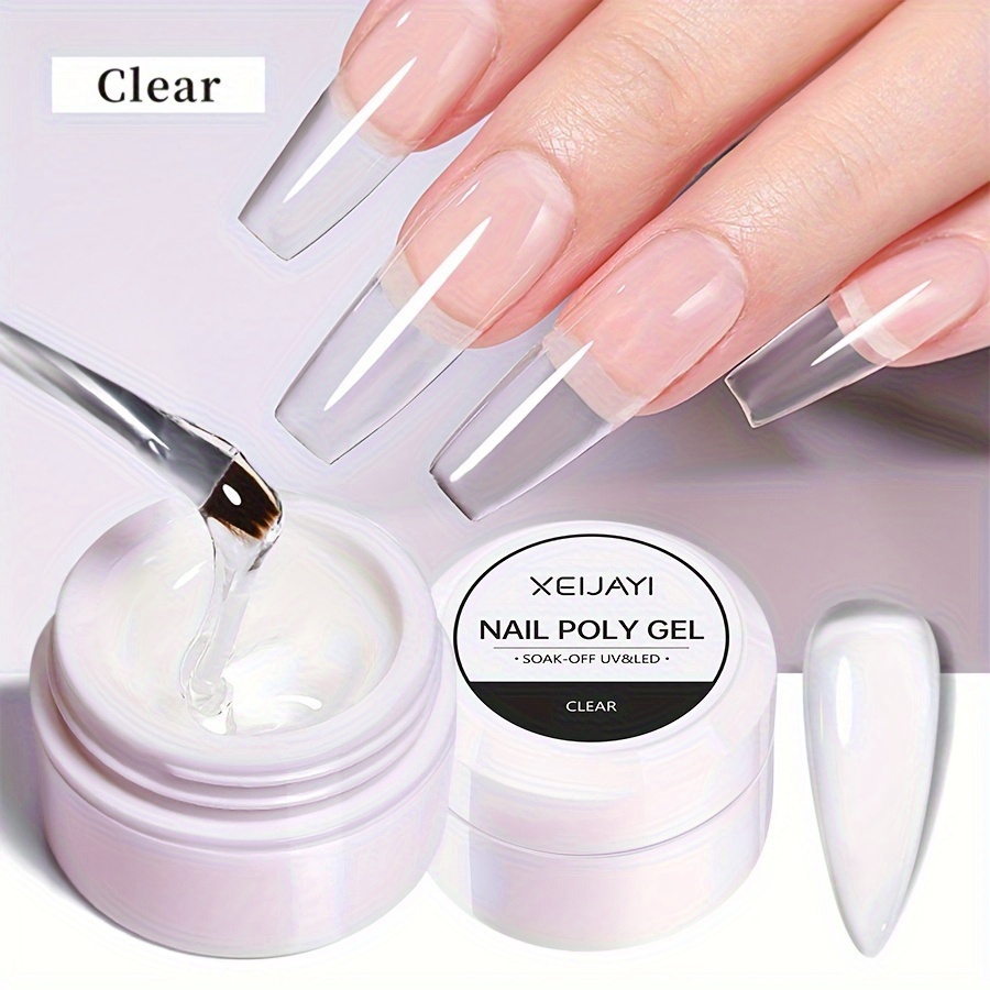 1pc Solid Builder Gel For Nails, Extension Hard Nail Gel, Non-sticky Hand Nail Sculpture Gel, Acrylic Extend Nail Gel For Nail Art,no Gel