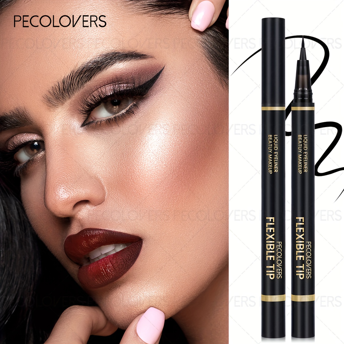 Liquid Eyeliner Pen, Quick-Dry Waterproof and Long-Lasting