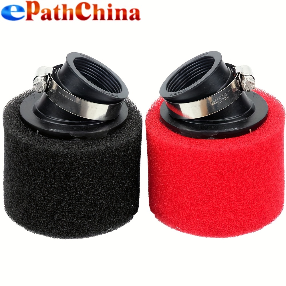 SmTSRC Kit De Esponja De Filtro De Aire Rojo Y Negro Para Motores RC 1/5 – Compatible Con HPI, RV, Rofun Y KM BAJA