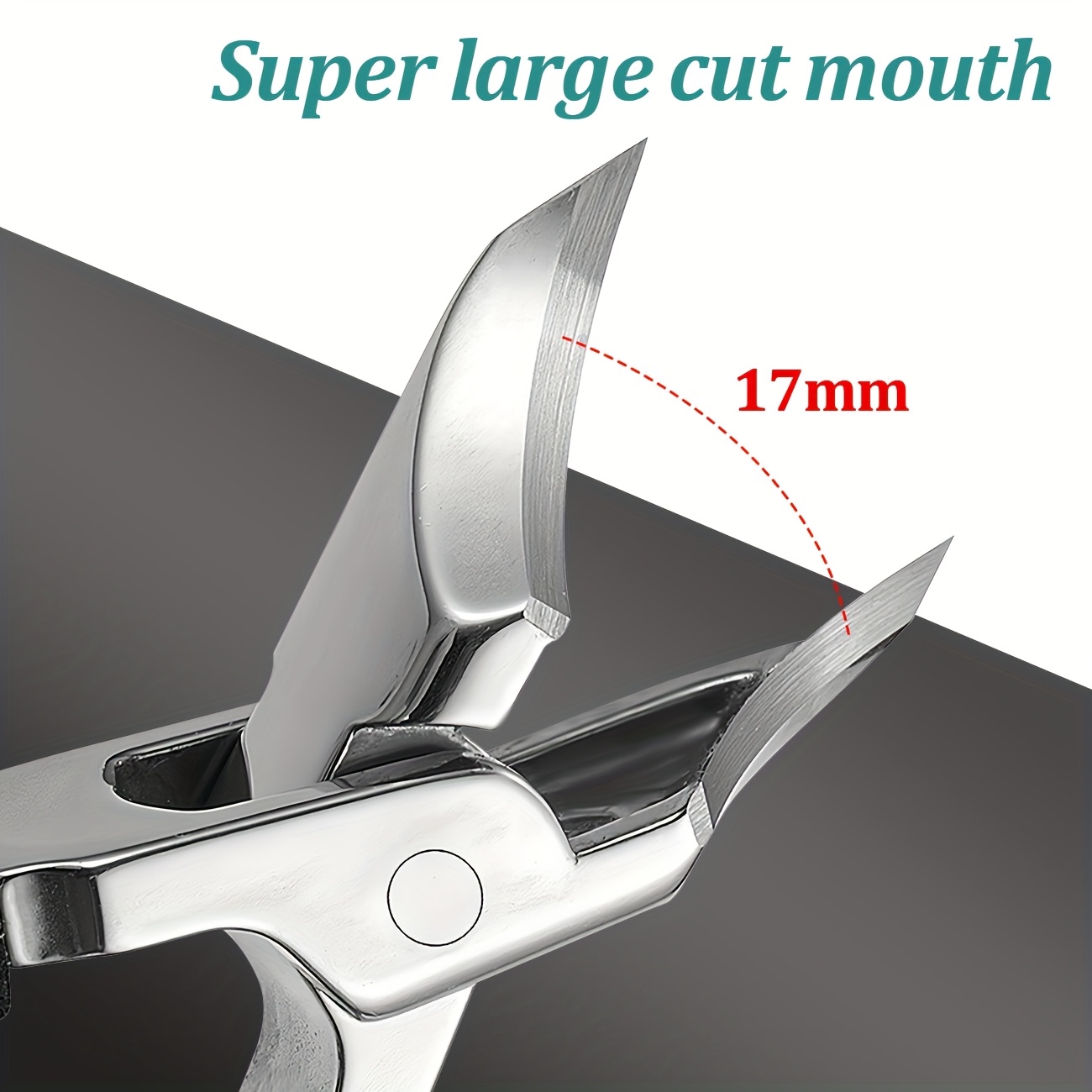 Thick Armor Embedded Nail Clippers with Splash-Proof Design