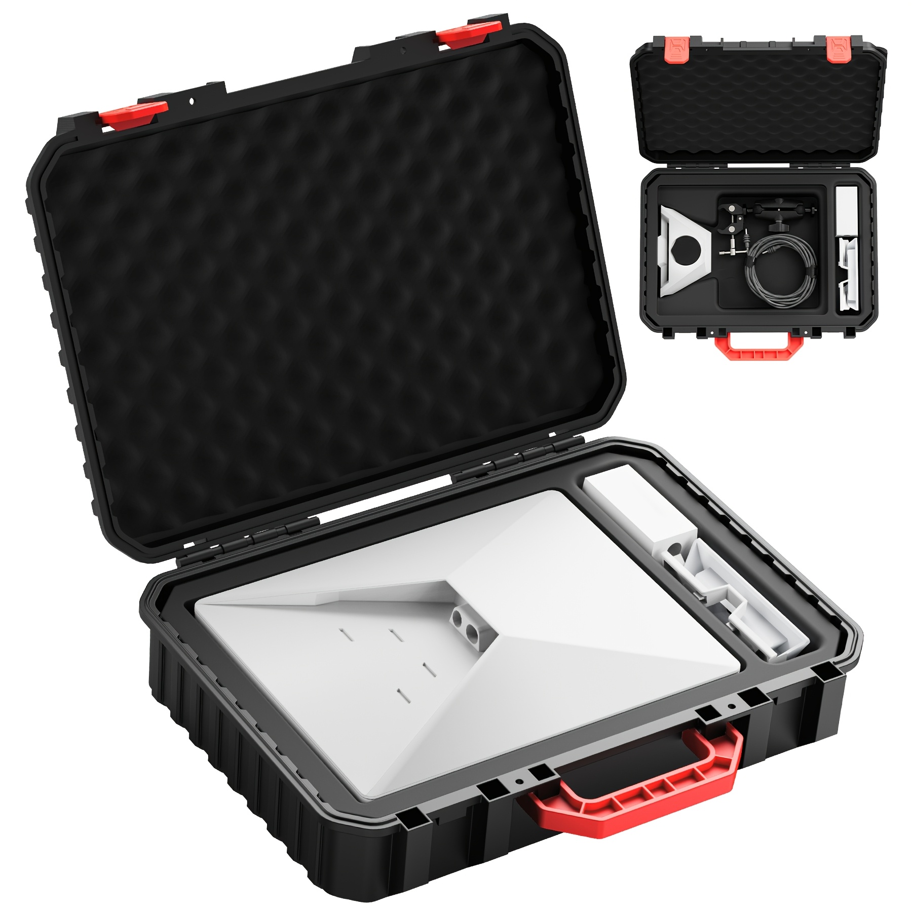 TEMU For Starlink Mini Case Hard Protective Travel Carrying Case Starlink Mini Accessories Shell For Power Adapter Mount Portable Storage For Rv