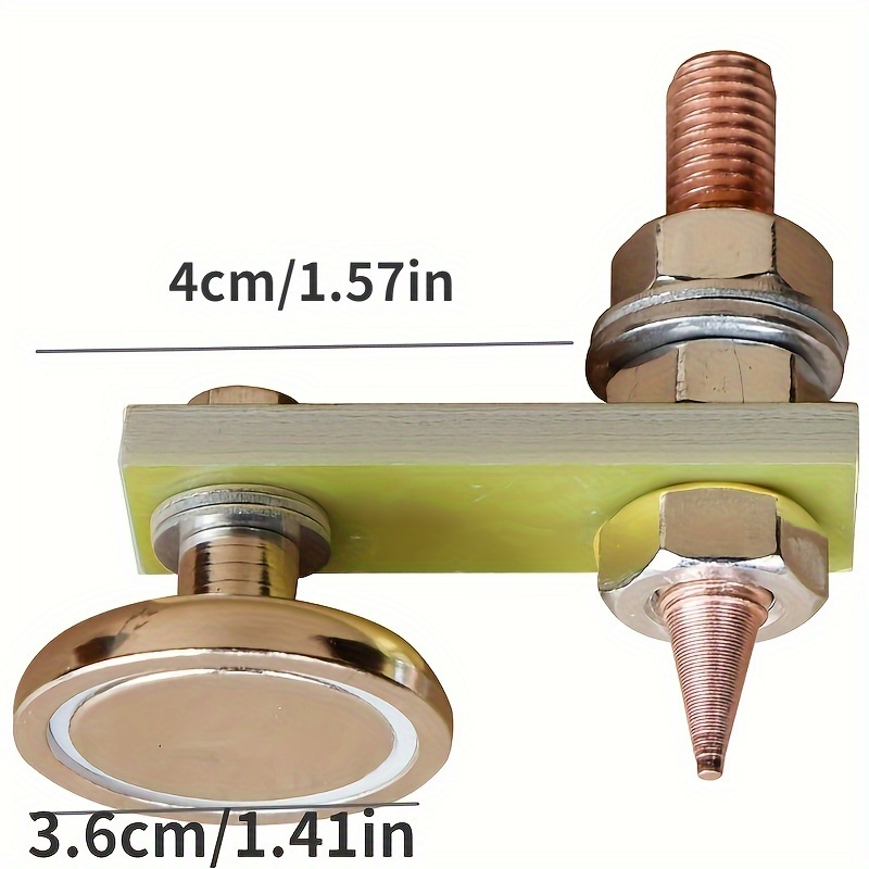 1 adet Metal İşleme Manyetik Baş Manyetik Topraklama Kelepçesi Metal Levha Kaynak Destek Aracı Aksesuarları