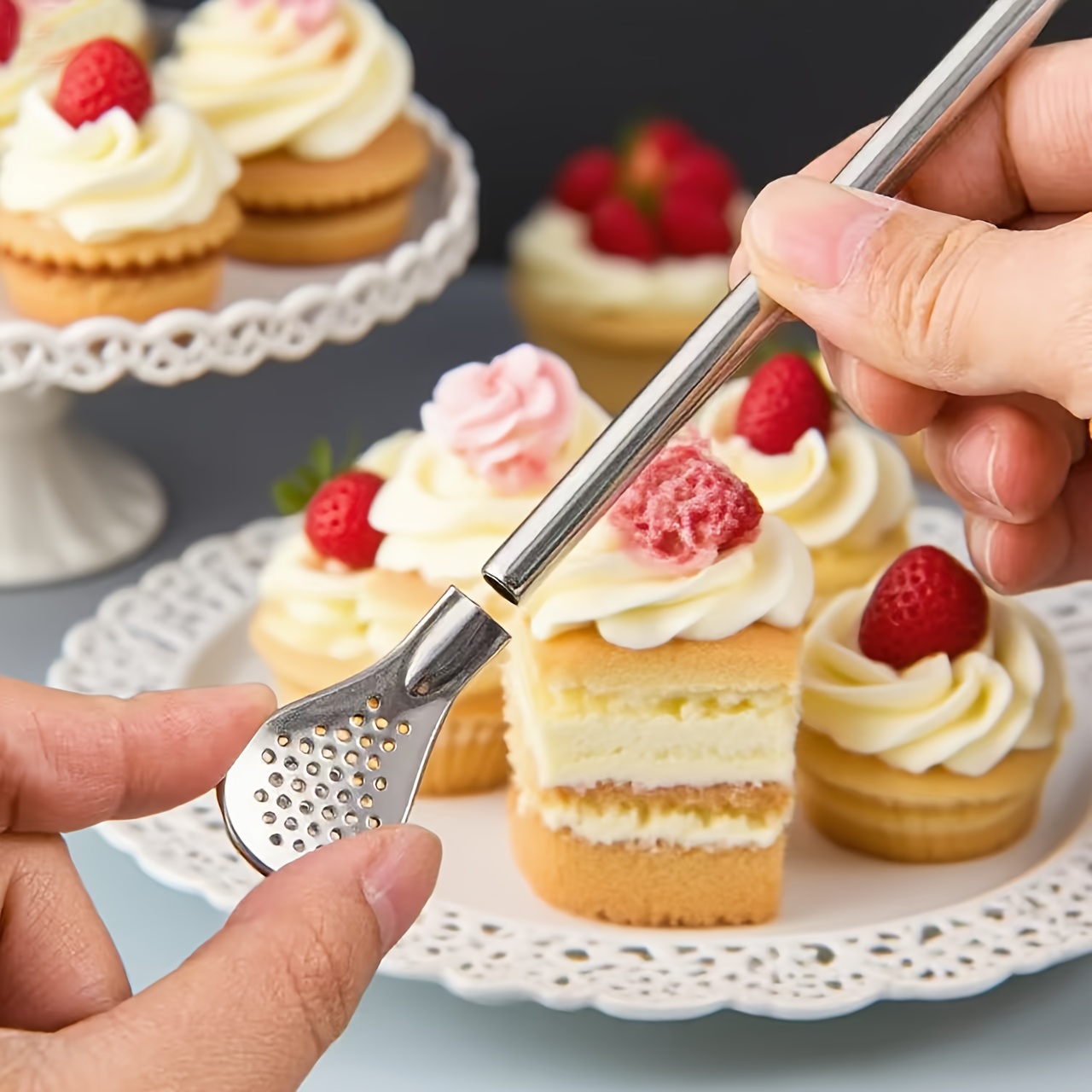 304 Stainless Steel Straw Filters with Cleaning Brushes, Reusable Flower Tea Spoons, Mate Tea Straws, Metal Straws, Coffee Stirrers for Milk Drinks, And Detachable Stainless Steel Straw Filters for Loose Tea