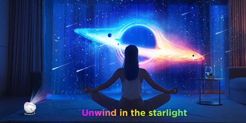 galaxy projector 13 in 1 hd planetarium galaxy star projector for bedroom star projector galaxy light with meteor effects ceiling gifts night light for adults christmas party ceiling room decor Product details 1