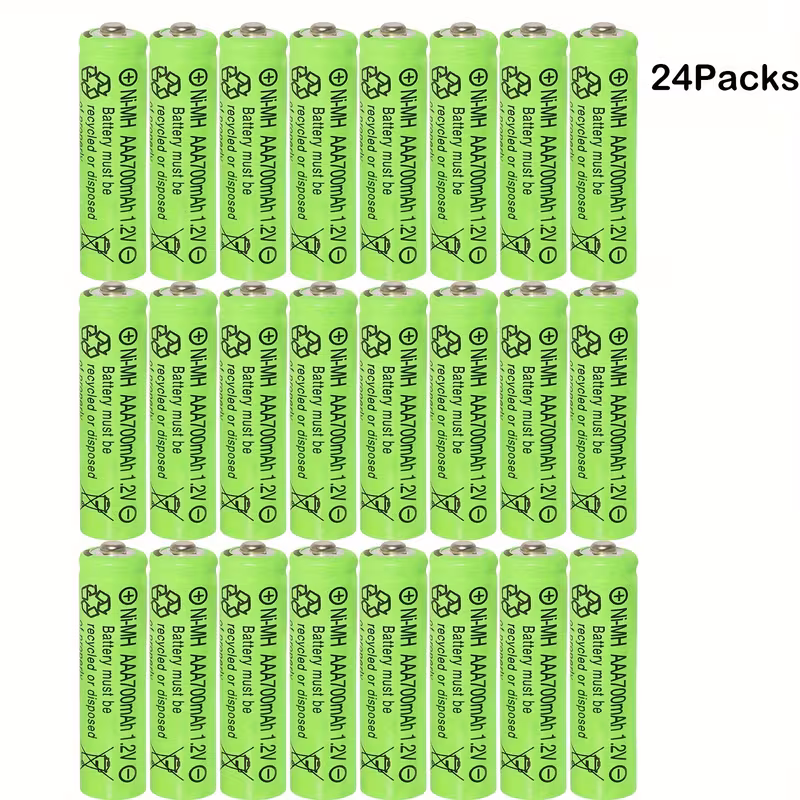 24/8pcs, 12/10/8pcs+cargador ni- .2v aaa&aa batería recargable, paquete de baterías aaa, batería recargable aaa&aa de 700mah, 24 paquetes de baterías aaa, para mando a distancia ratón, regalo de san valentín, regalo para novio, regalo para hombre Detalles del producto 0