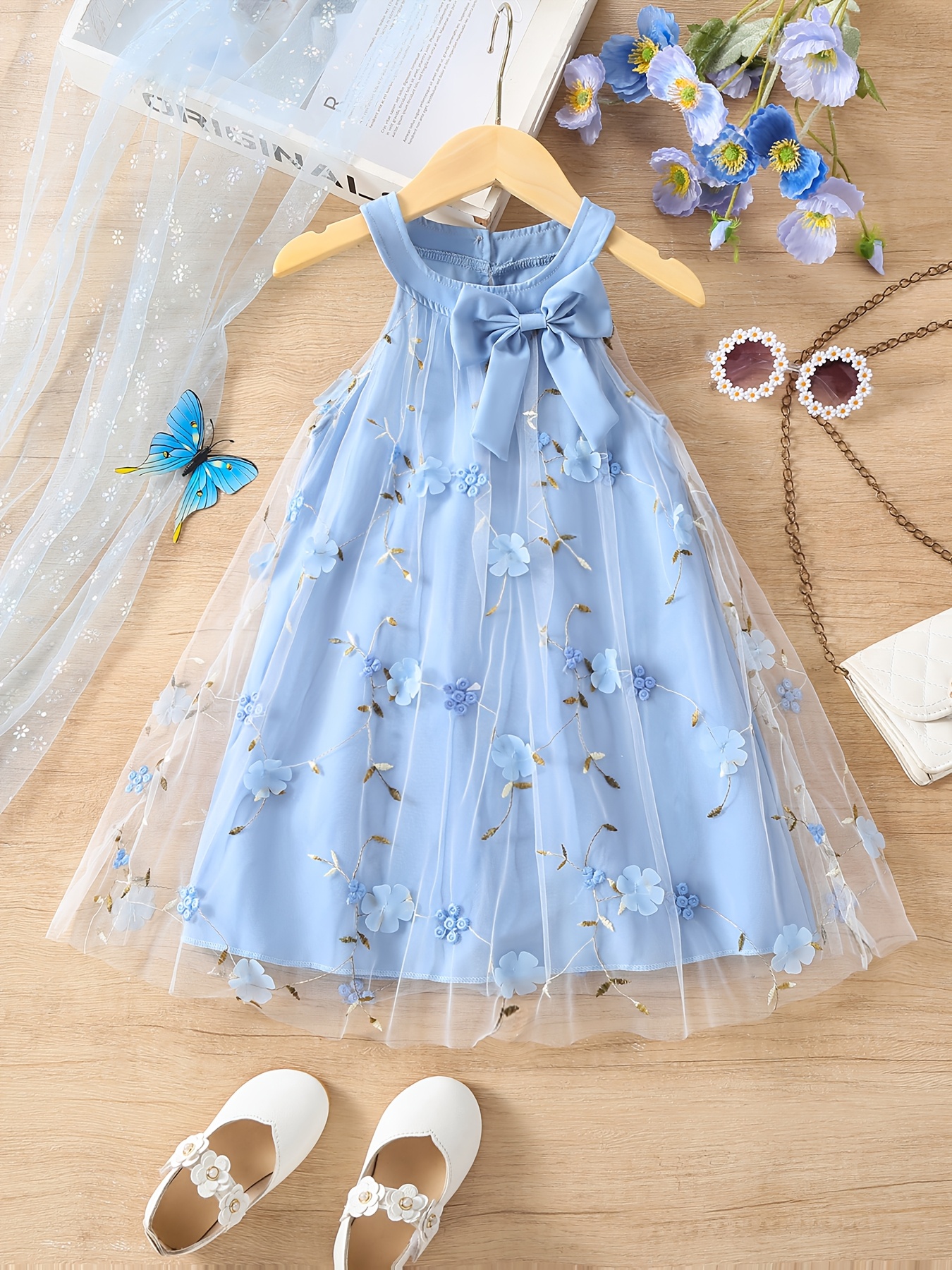 baby blue dress kids