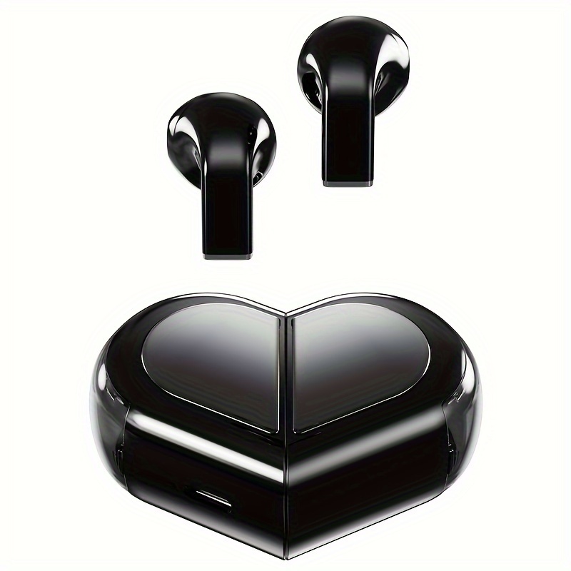heart wireless earbuds cute small invisible - Temu