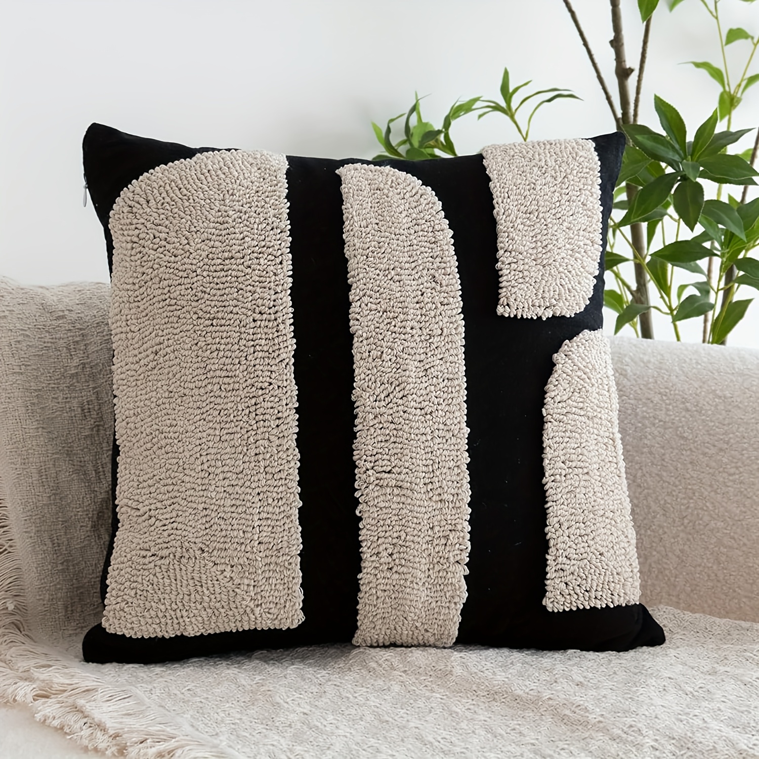 E-shop Stil Geometrischer Kissenbezug Wohn Deko Kissenbezug Kissenfüllung