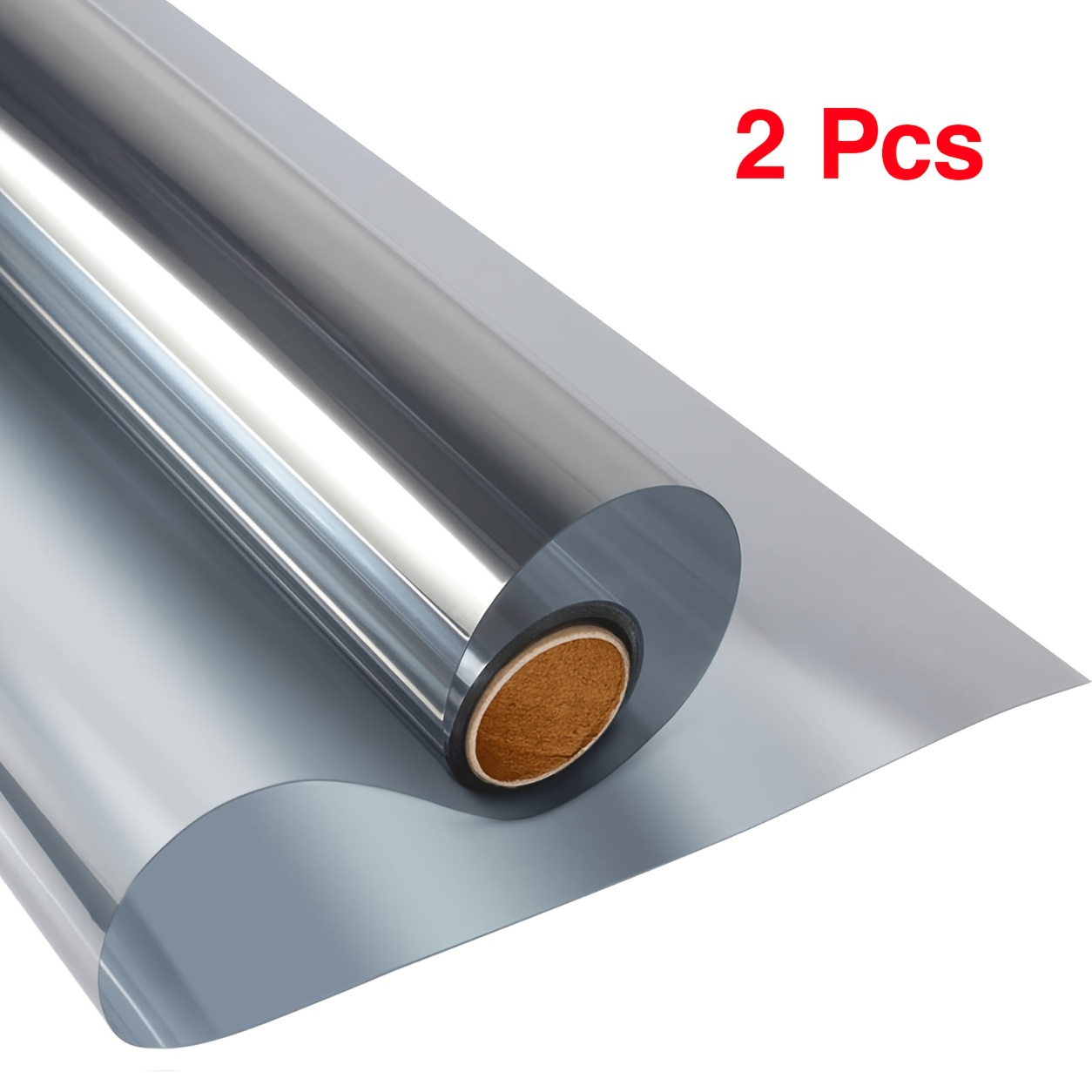 2 Rolls 50cm X Window Privacy Film Window Tint For Home, Reflective Mirror Sun Blocking Heat Not In Office Door Covering
