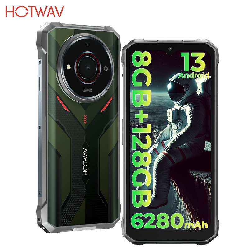 Hotwav T7s Durable Mobile Phone With A 6.52'' Hd+ Display, , 6280 Mah Battery, 8gb And 128gb Storage (expandable Up To 2tb), 21mp Rear Camera, 13, 4g, Wifi/otg/gps/