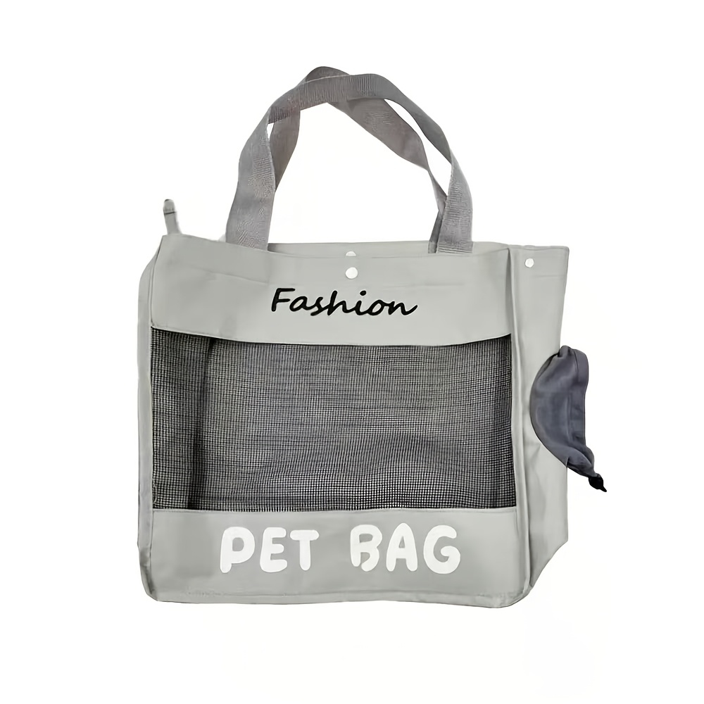 TEMU Tote Bag Suitable For Cats & Small Dogs - Portable Shoulder Bag With Snap Closure, Carrier For Outdoor , Travel, Vet , Carrier Suitable For