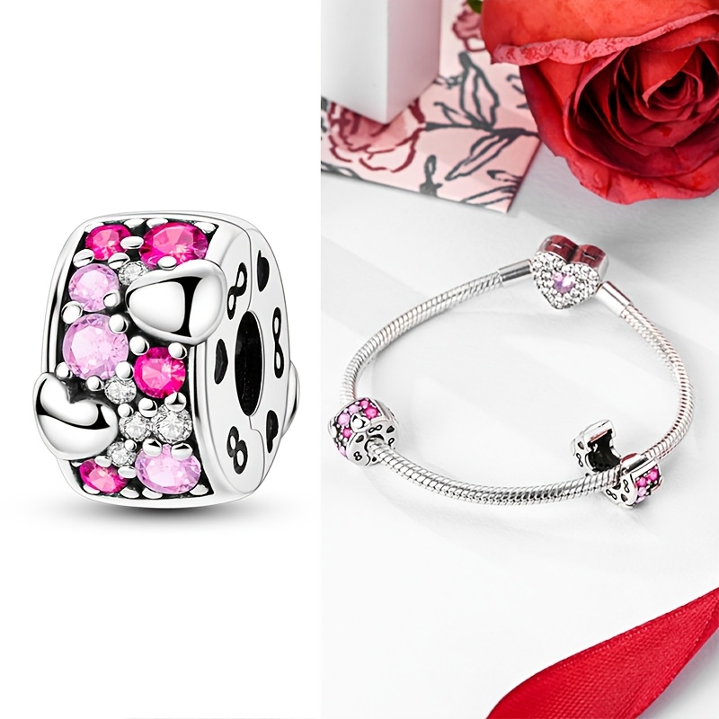 Valentine's Day Rose Love Hand In Hand Charm