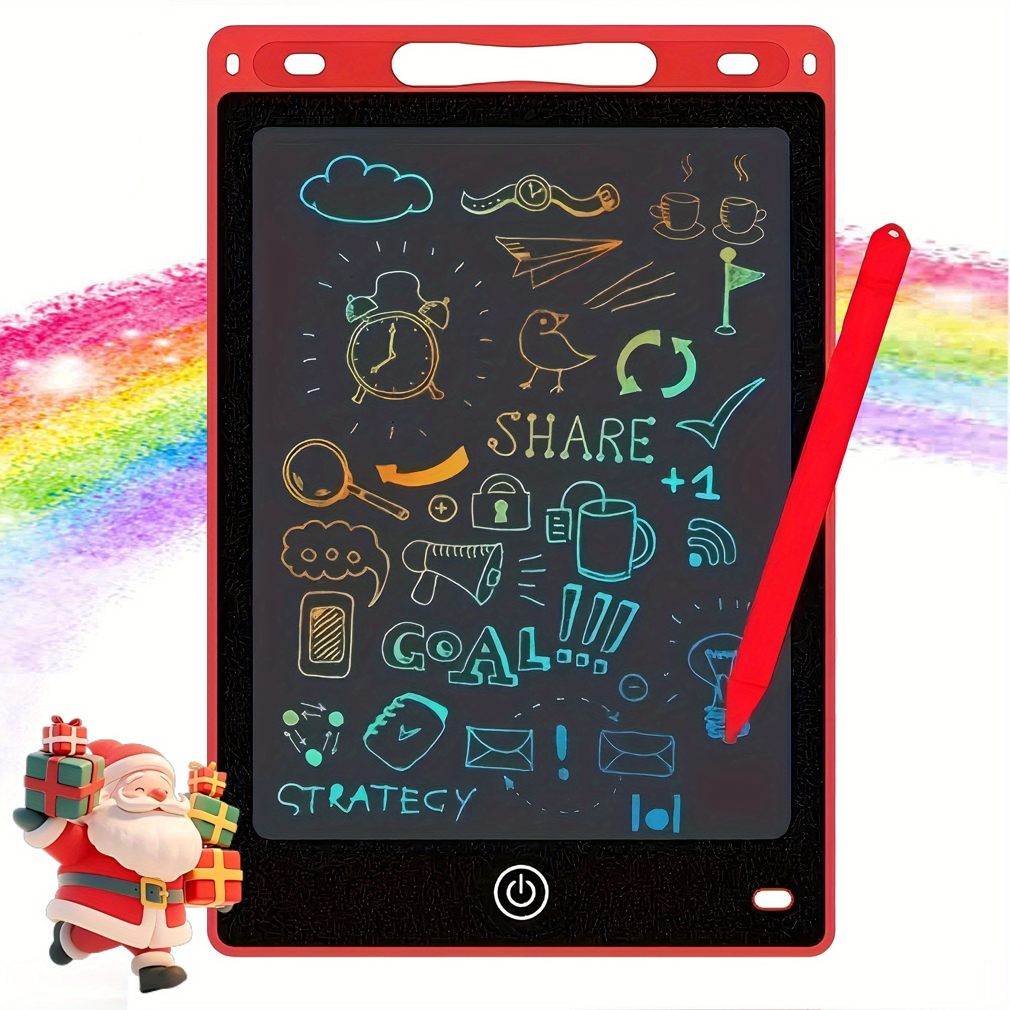 21.59cm/8.5inch Large Screen Electronic Lcd Doodle Board - Sketching Painting Board, Drawing Tablet For Doodling And Smart Writing - Perfect Halloween And Christmas Gift, Back-to-school Present