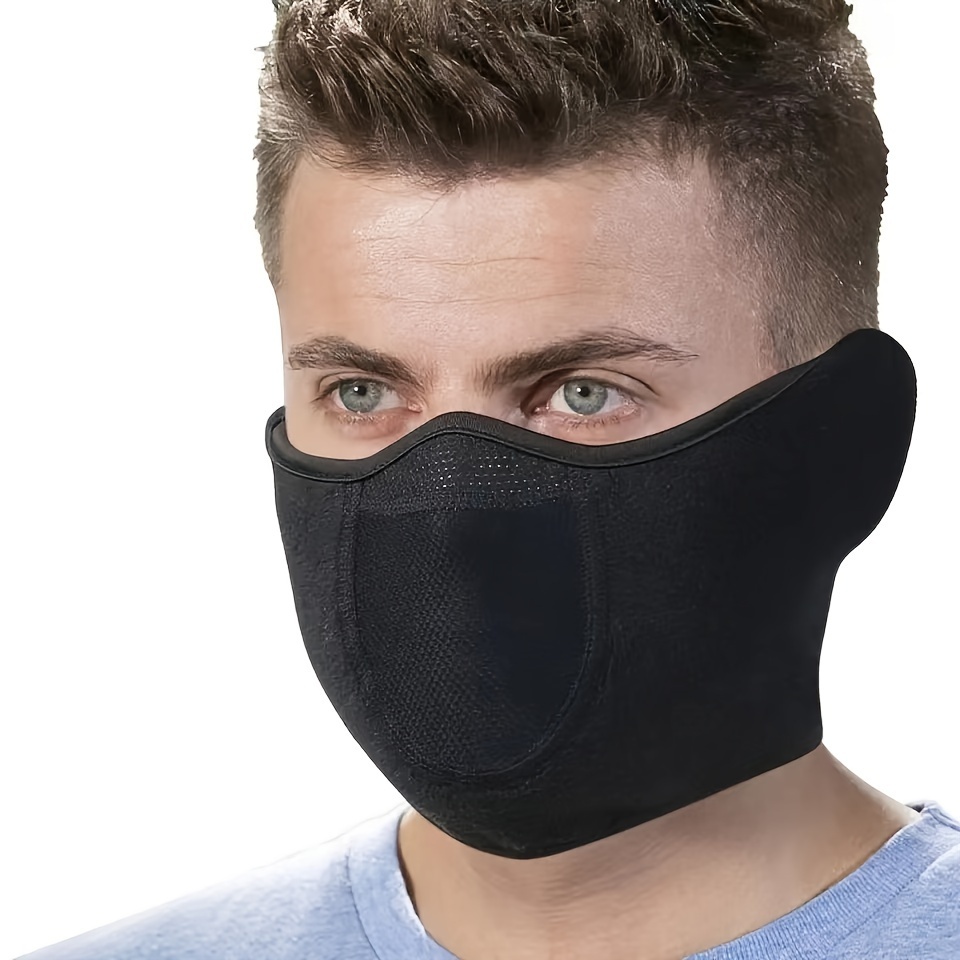 Winter Fleece Motorcycle Face Mask Keep Warm Motocross - Temu