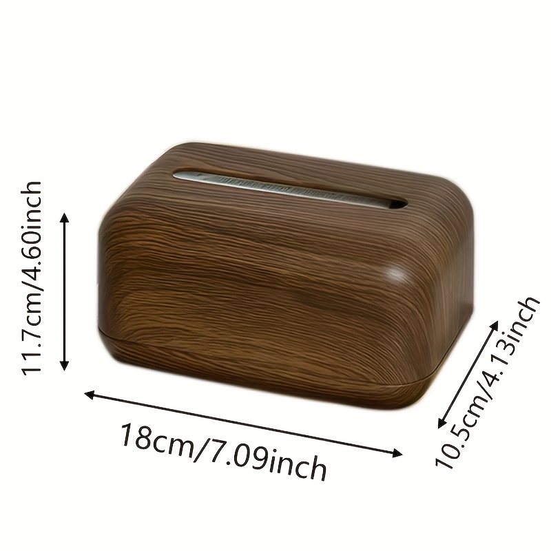 1pc vintage tissue box a decorative item for home and desktop plastic box suitable for living room coffee table dining room and hotel decor Product details 4