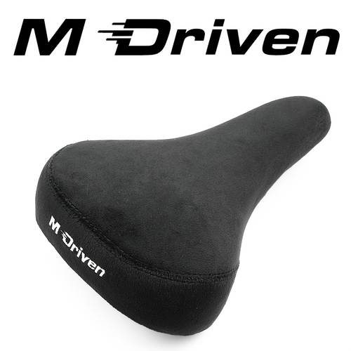 m driven قطعة واحدة سرج bmx من ألياف المخمل خفيف الوزن للغاية، مقعد دوار مريح وناعم، يسمح بالتهوية، من الفلانيل، قطع غيار bmx، مقعد دراجة جبلية، سرج دراجة، سميك، مرن للغاية، مقعد دراجة مريح