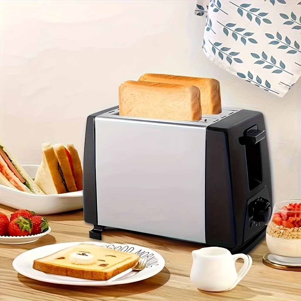 

1pc, Electric Toaster, 2 Slice Toaster, Home Use Automatic , Toaster Bread Maker, Kitchen Accessories Baking Supplies Clearance Breakfast Maker