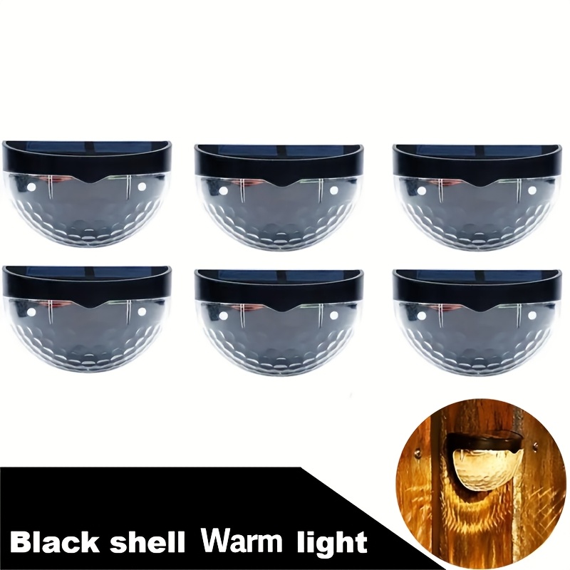 Solar Fence Lights, Solar Deck Lights, Solar Wall Lights, Protection Level Ipx4, Rechargeable Solar Battery, Suitable For Front Porch Lighting, And Wall Lighting