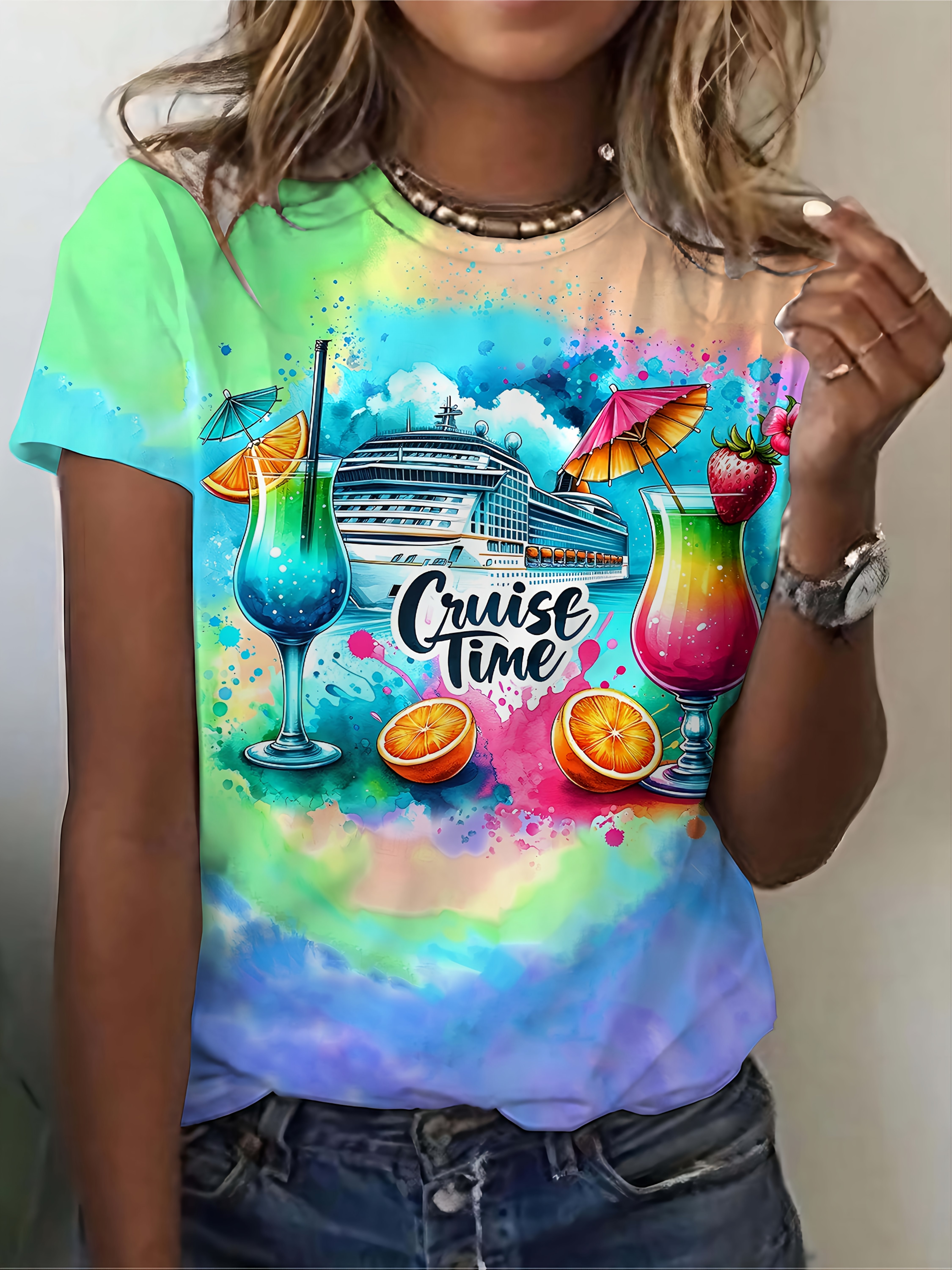 tシャツ CRUISE VACATION S/S T-SHIRT レディース Cruise Shirts Women Cruise Outfits for Friends Besties