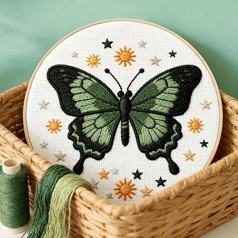 Green Vitality Handcraft Material Pack Embroidery Kit