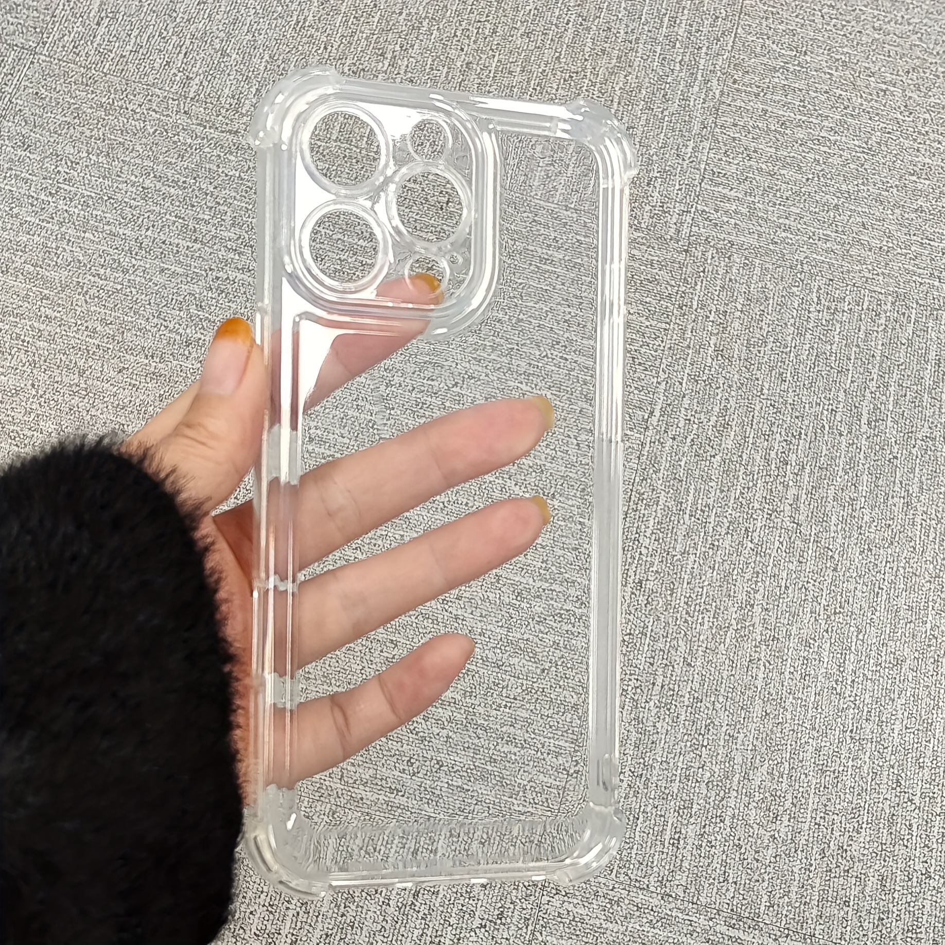 DIY Customized Four-corner Anti-fall Transparent Mobile Phone Case with Custom Photo for iPhone 16 15 14 13 11 11 Pro Max Plus X Xs Max Made of TPU Material, Scratch-resistant and Wearable, Lightweight and Portable, Simple and Fashionable - Image 7