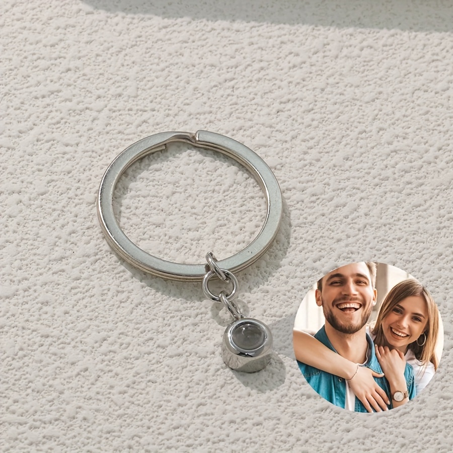 Customized Small Bead Projection Keychain