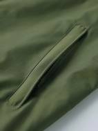 mens lightweight windbreaker jacket casual stand collar zip up outerwear with pockets solid color regular fit long sleeves non stretch fabric spring outerwear functional pockets
