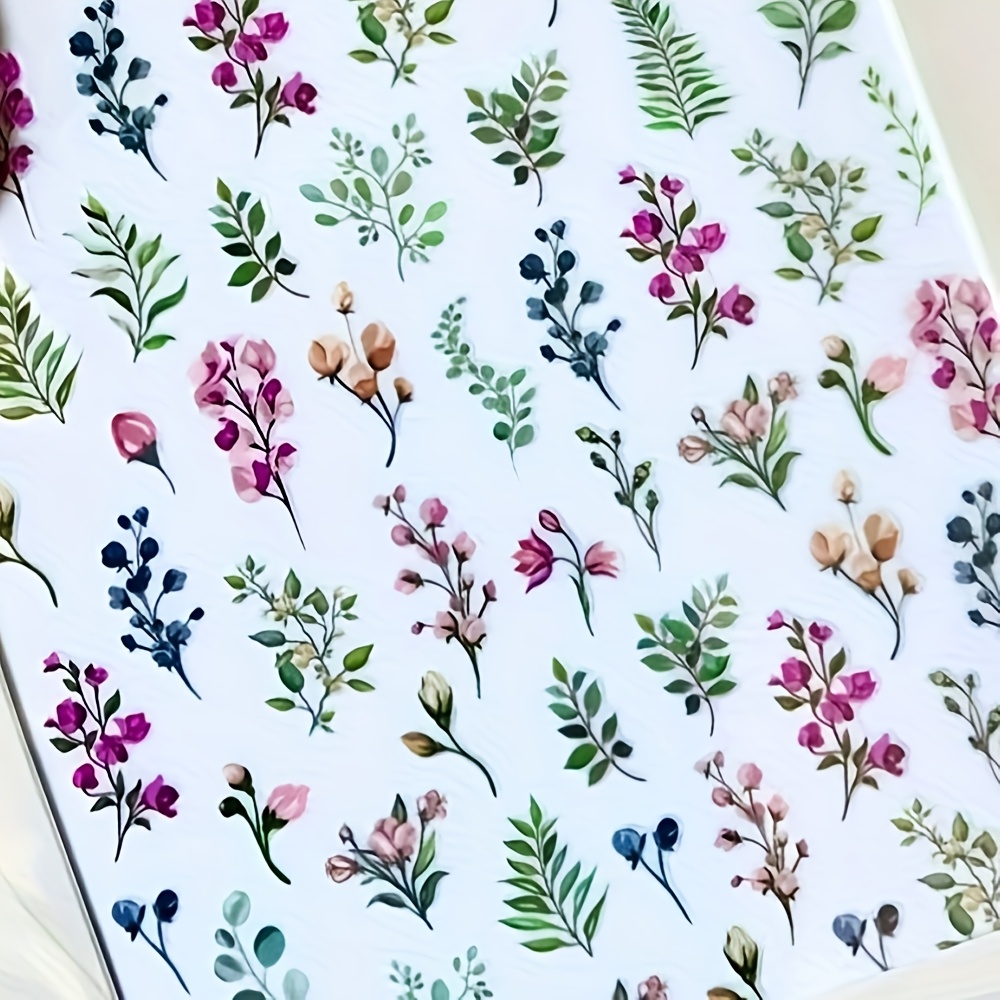1 Sheet Of For Nail Stickers With Adhesive Backing For Decorating For Nails