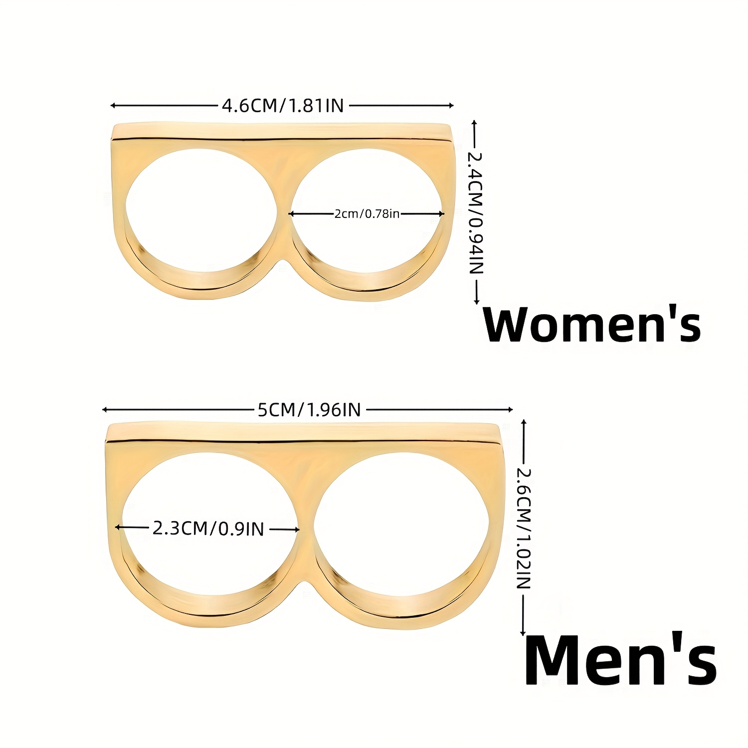 1pc Bouncy Ring, Men's And Women's Accessories Double Ring Accessories for DIY Crafts, Garden Accessories And Phone Case Decorations - Multifunctional Rings for Daily Wear And Celebrations, Phone Case Decorations