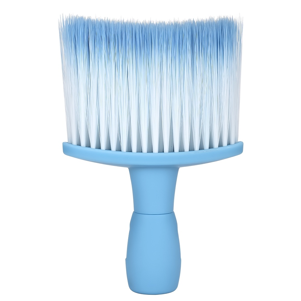 TEMU 1pc Colored Haircut Hair Sweep, Hairdressing And Barber Tools, Professional Soft Bristle Duster Brush, Salon Home Haircut Hair Sweep Brush Tool