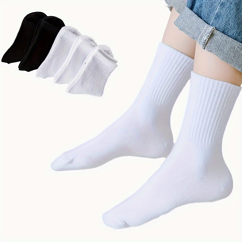 Boys Casual Plain Color Sports Socks Versatile Comfortable - Temu