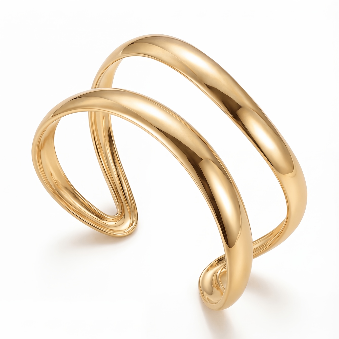 TEMU Retro Minimalist European/american Geometric Double-layer Line Bracelet - Layered Line Suitable For Daily Wear, Versatile Accessory, Minimalist