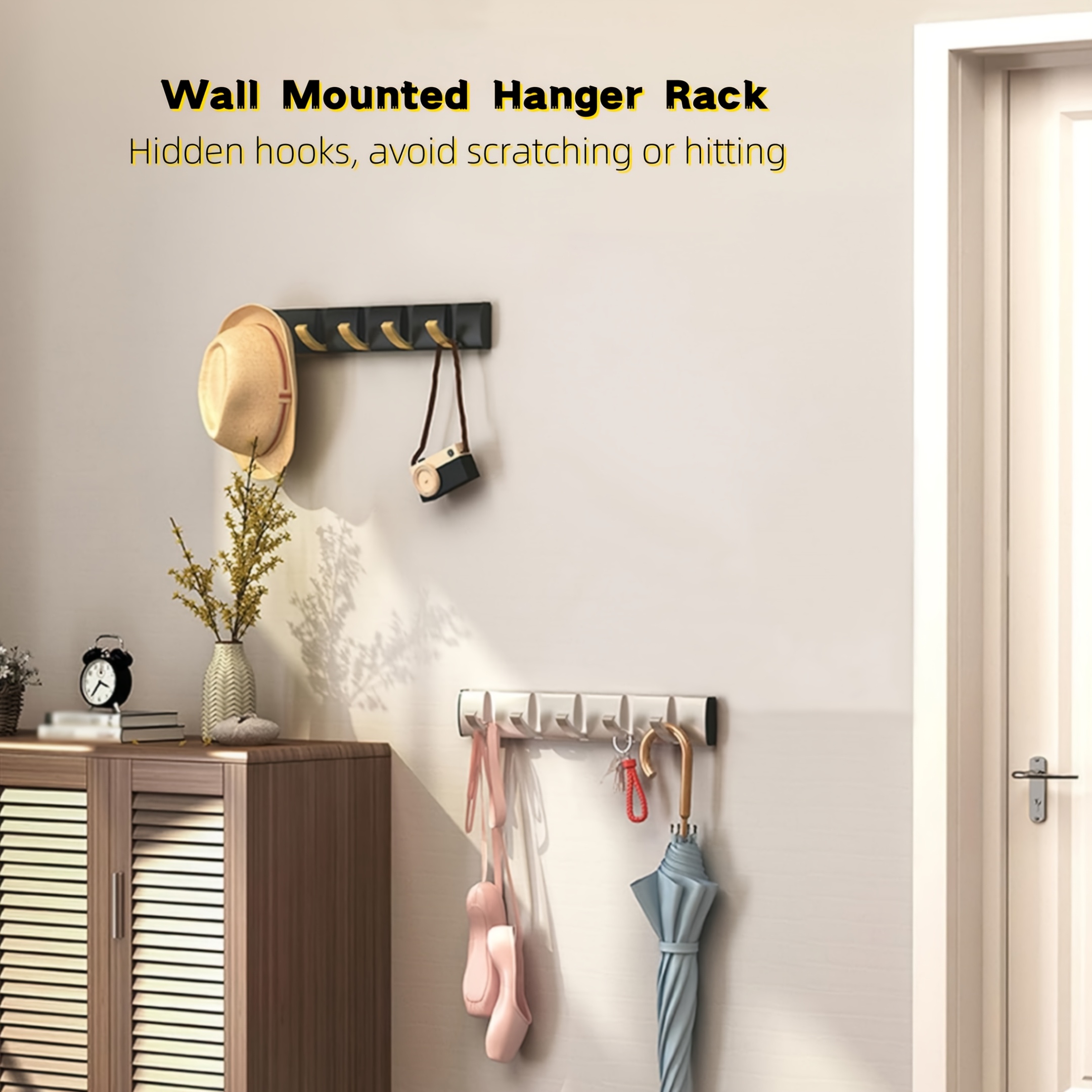 Shelf Door Knob Coat Hooks Wall Mounted Modern Coat Rack Sold On Temu  Australia