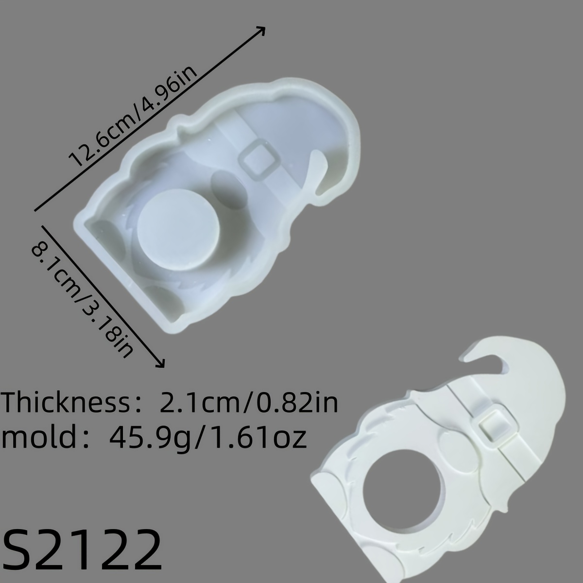 Image of Resin Silicone Mold Dwarf Old For Man 3d Decorative Silicone Mold Diy Candle Silicone Mold Gypsum Decorative Silicone Mold Home Decoration Epoxy Resin Mold 45.9 S2122