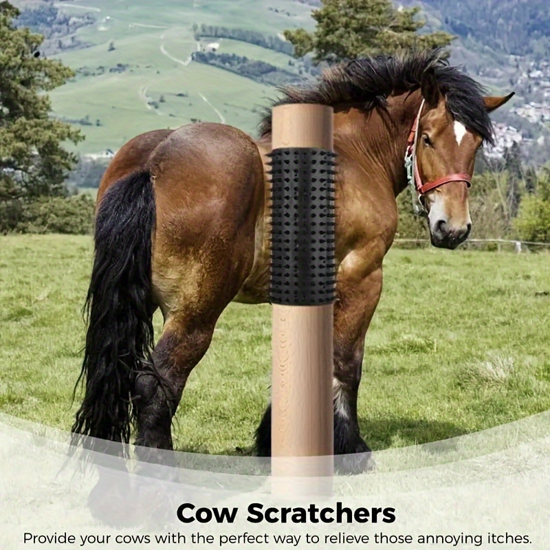 

1pc Horse & Cow Massage Brush, Itch Patch Pad, Soft Touch Itch Patch Pad, Stable Corner Scraper, Horse Scraper, Animal Safety Scraper