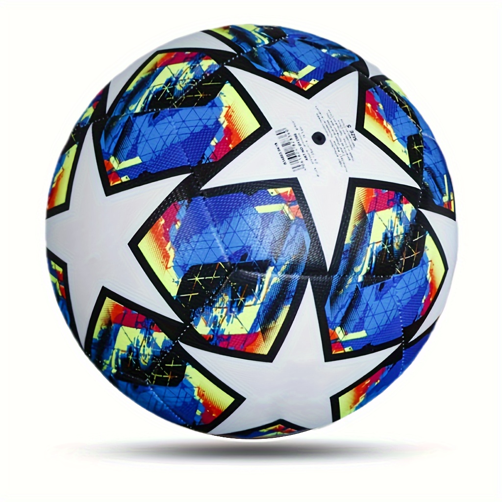 NIGHTMATCH Ballon de football lumineux – Pompe et piles supplémentaires –  Ballon de football phosphorescent parfait taille 5 avec piles de rechange –  Ballon de football lumineux étanche avec deux LED 