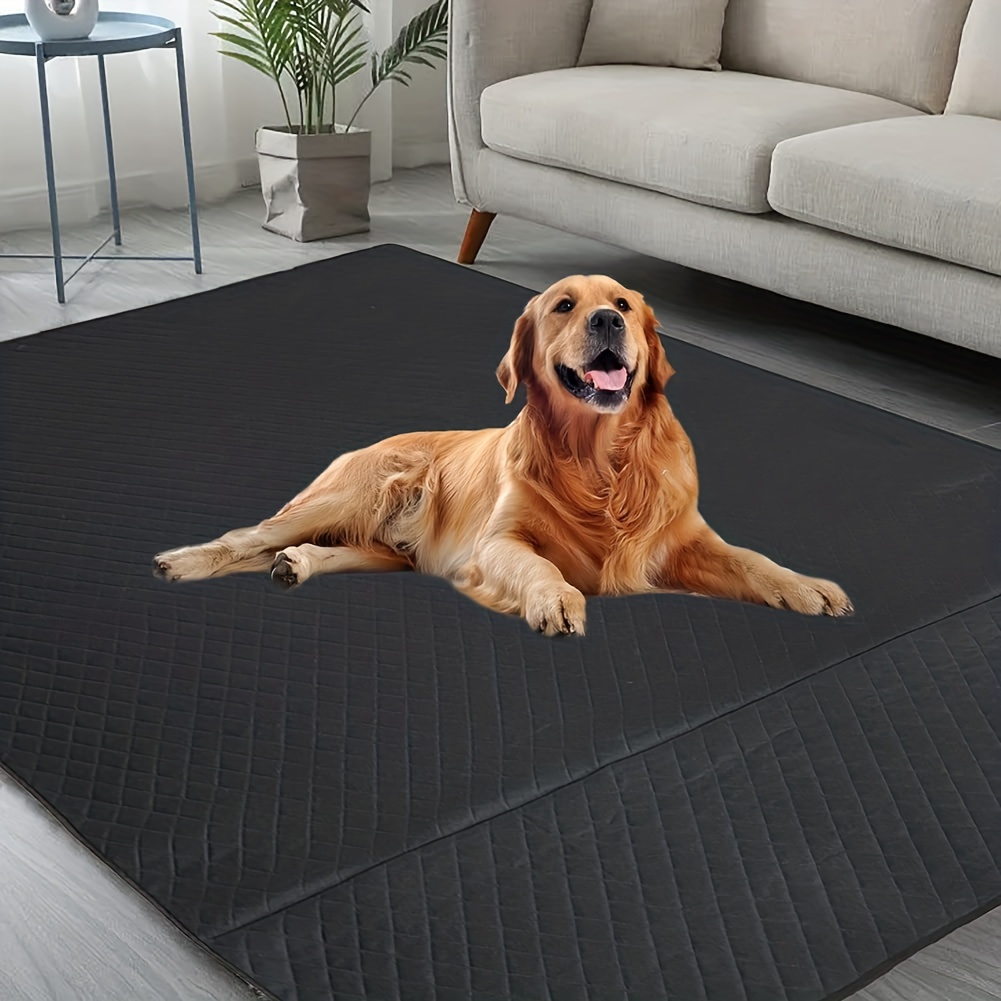

Extra-large Waterproof Pet Mat For Dogs & Cats - Reusable, Stain-resistant Oxford Fabric Training Pad With Polyester Cotton Fill Pet Mat Waterproof Waterproof Dog Mat